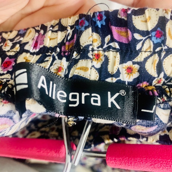 Allegra K Lace Trim Shorts - Boho Paisley - Picture 5 of 5